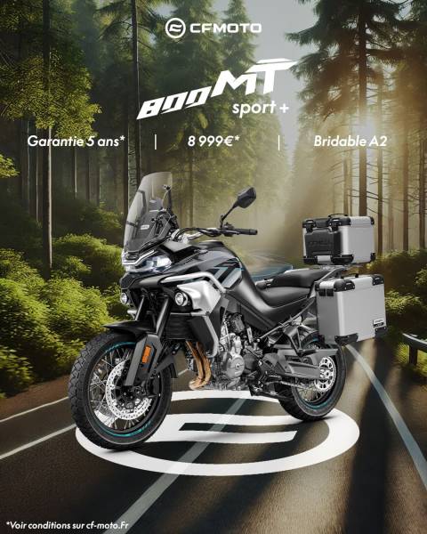PRECOMMANDEZ VOTRE CFMOTO MT 800 SPORT +